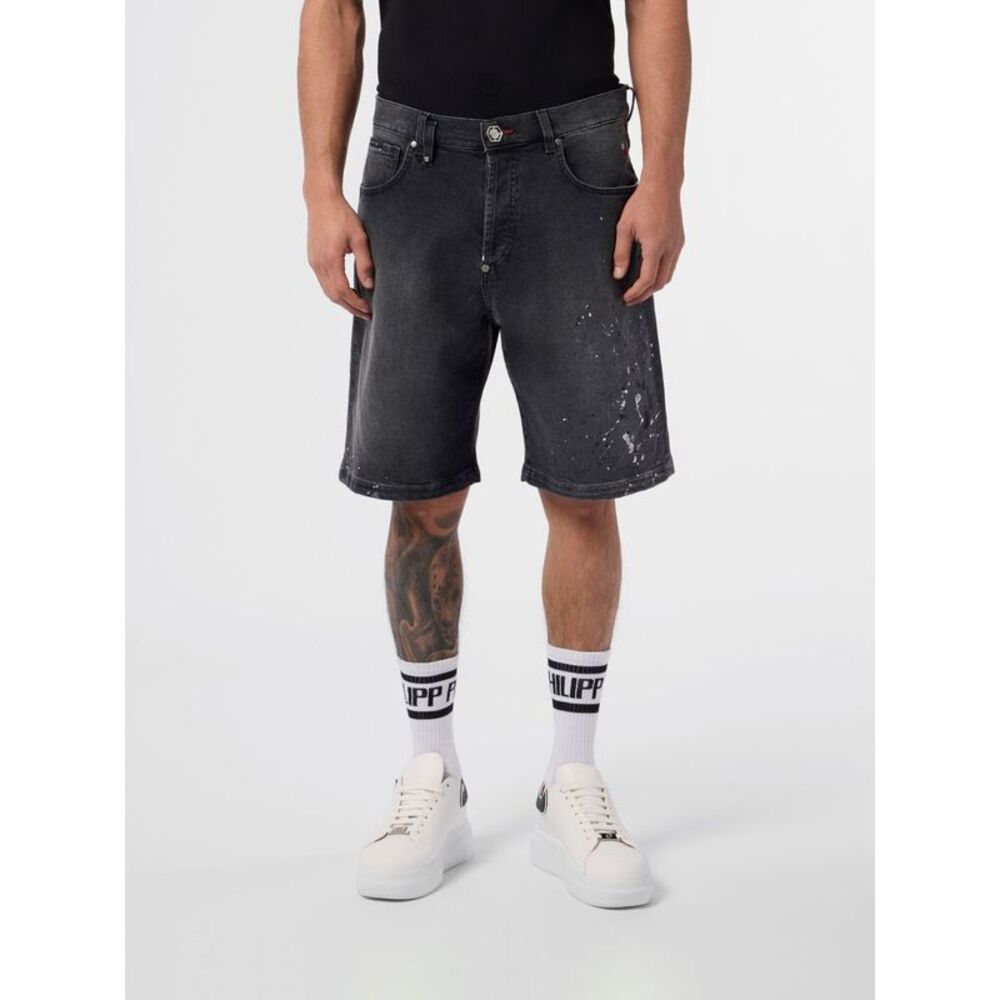 Philipp Plein Shorts Men Black
